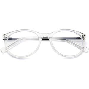 Zéro D Clean Len Round Blue Light Blocking Glasses Anti Eyestrain Men Women 1903